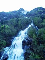 Uno spettacolo le cascate artificiali di Fondra aperte per servizio del canale Enel Carona-Bordogna il 23 aprile 09 - FOTOGALLERY